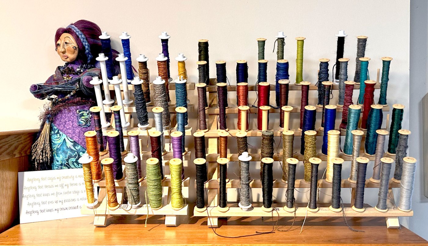 Bobbins of thread